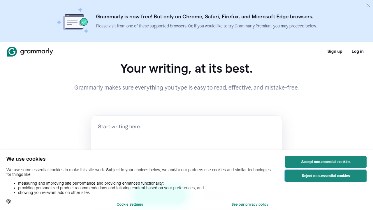 Grammarly interface screenshot