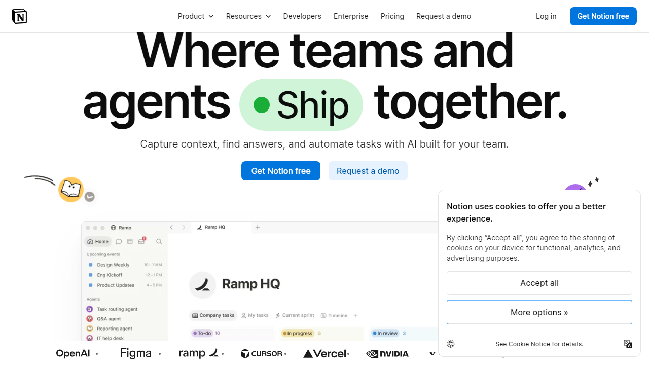 Notion interface screenshot