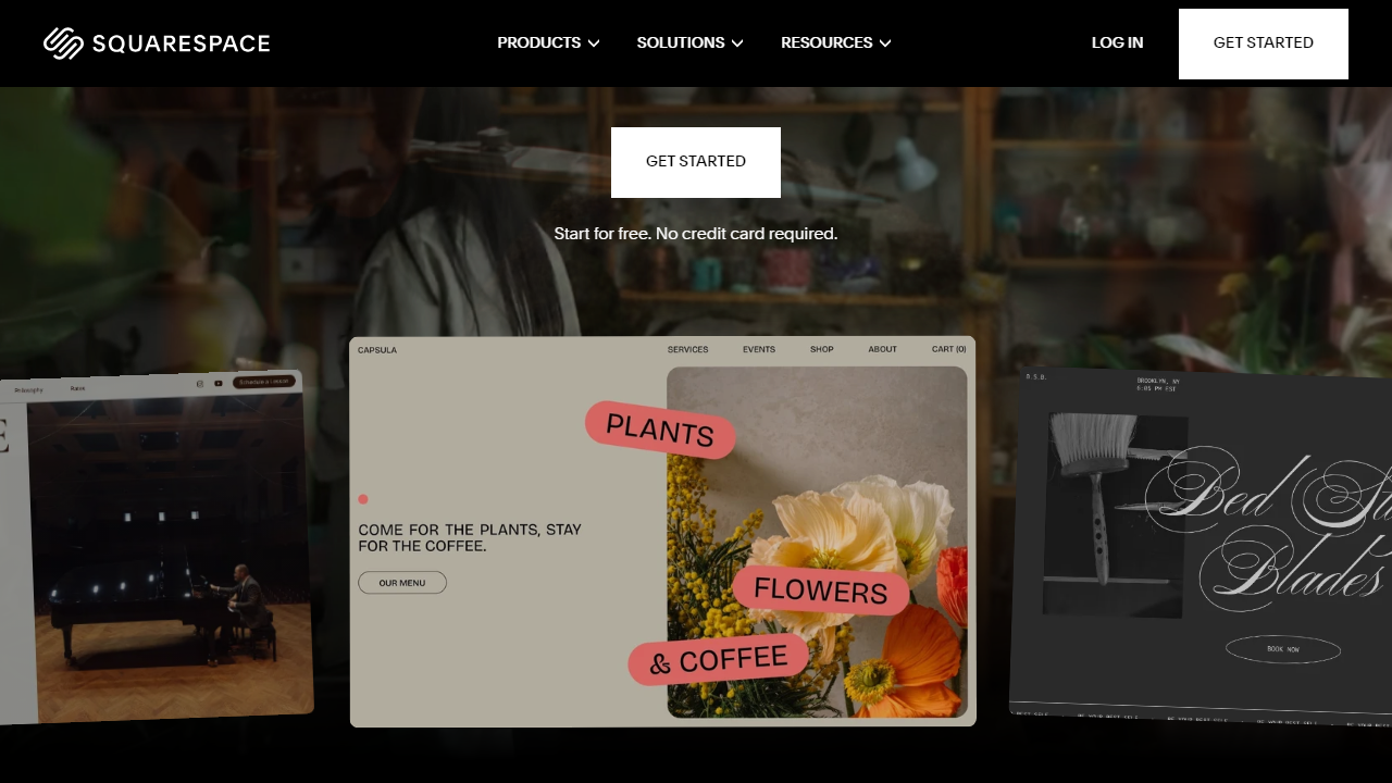Squarespace interface screenshot