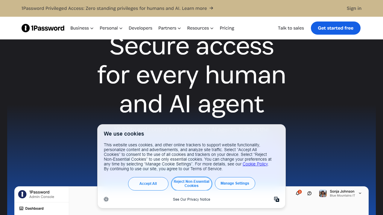 1Password interface screenshot