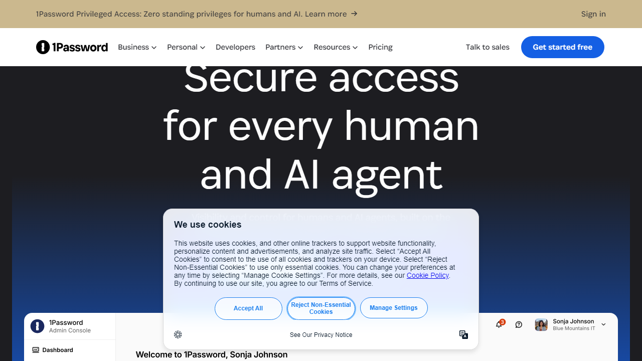 1Password interface screenshot