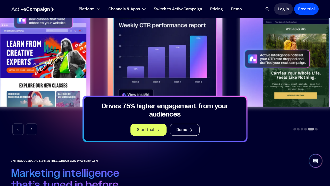 Activecampaign interface screenshot