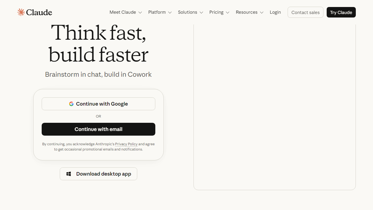 Claude interface screenshot