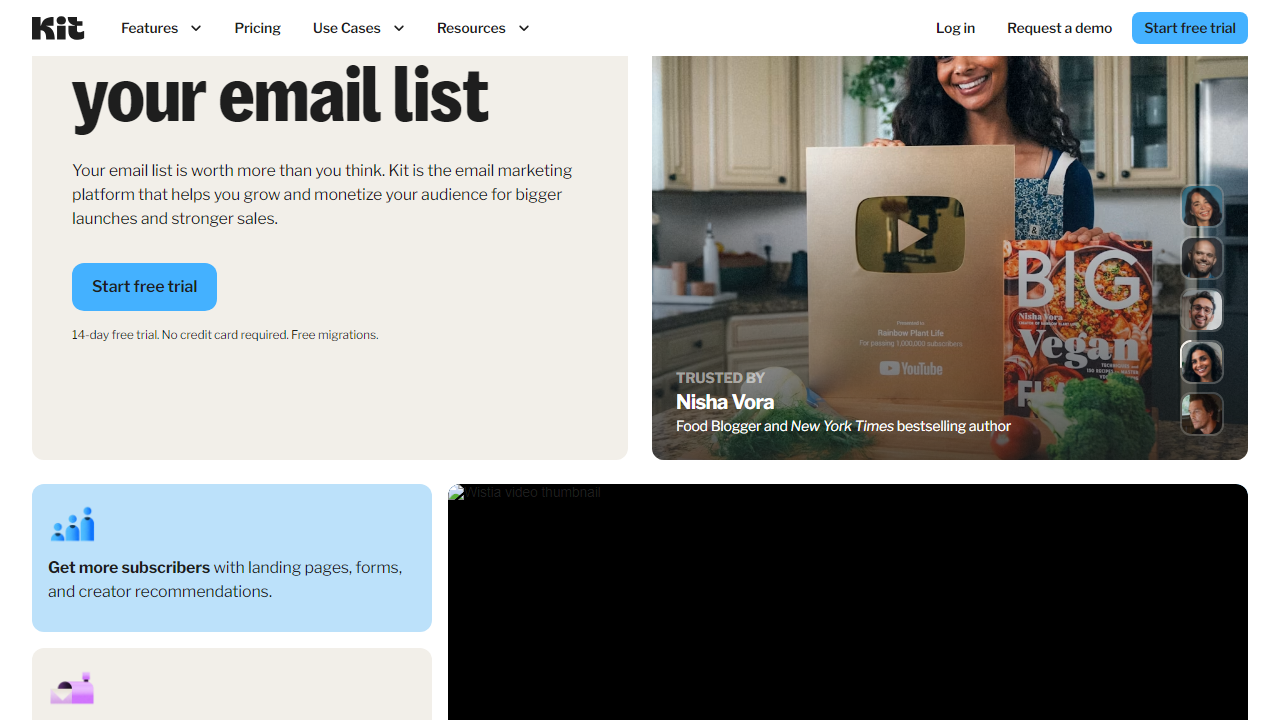 Convertkit interface screenshot