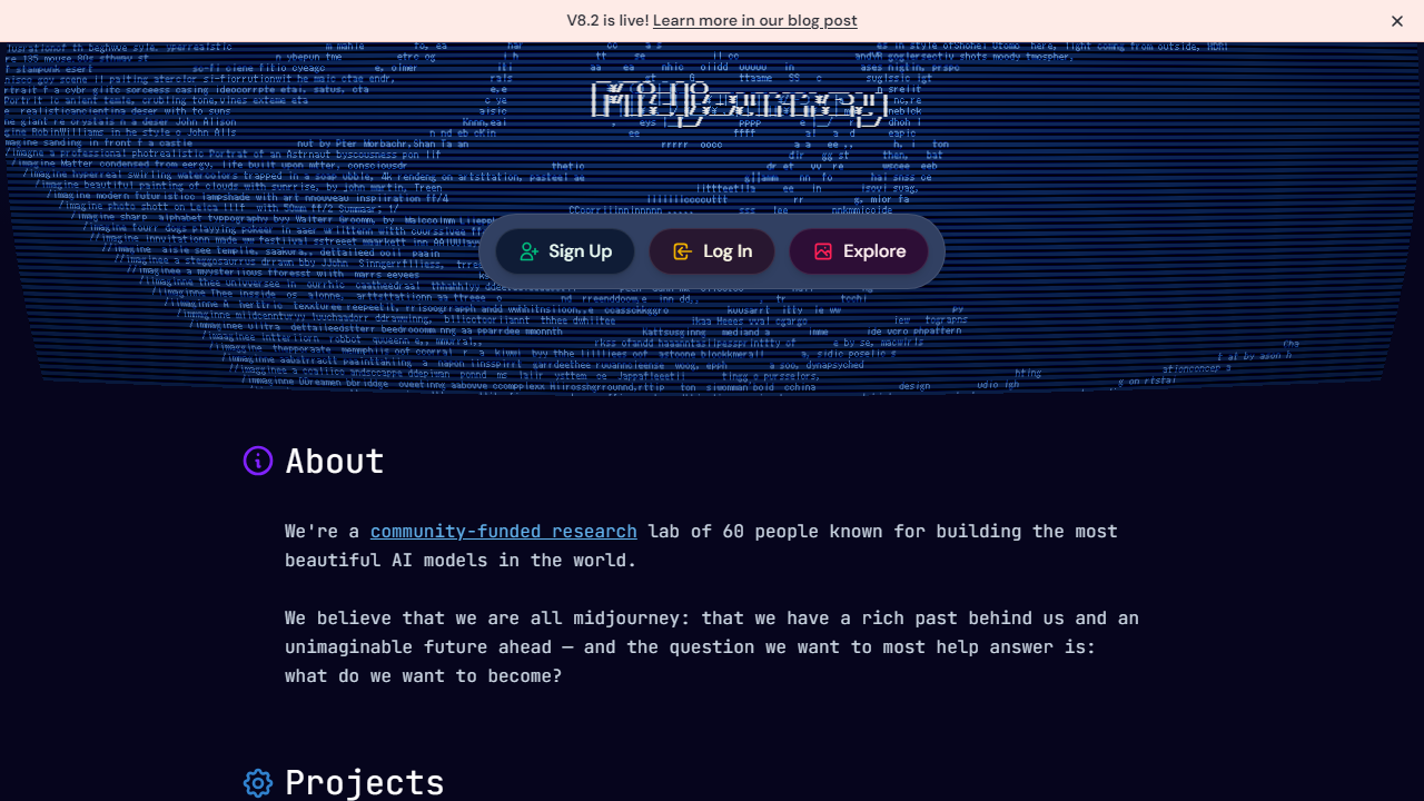 Midjourney interface screenshot