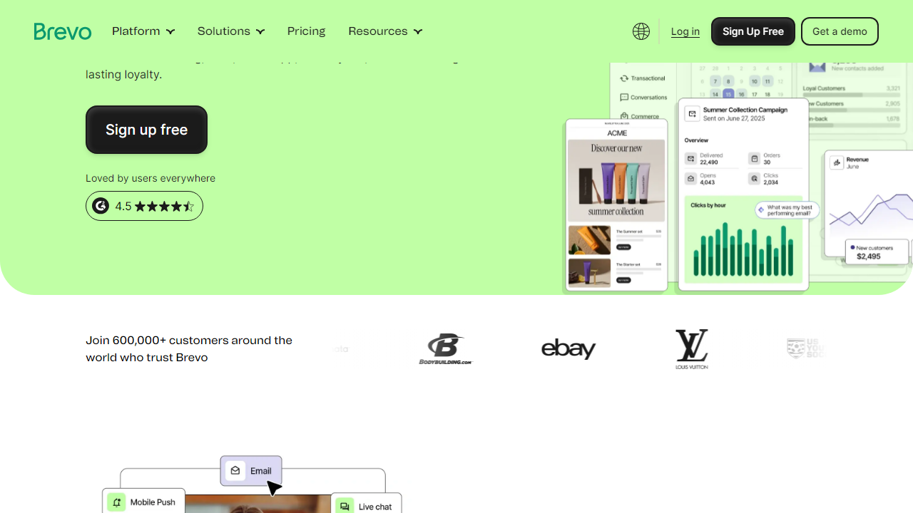 Brevo interface screenshot