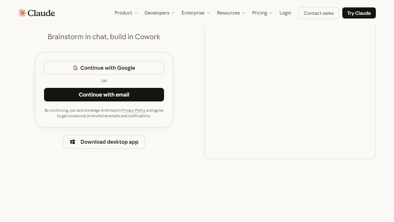 Claude interface screenshot