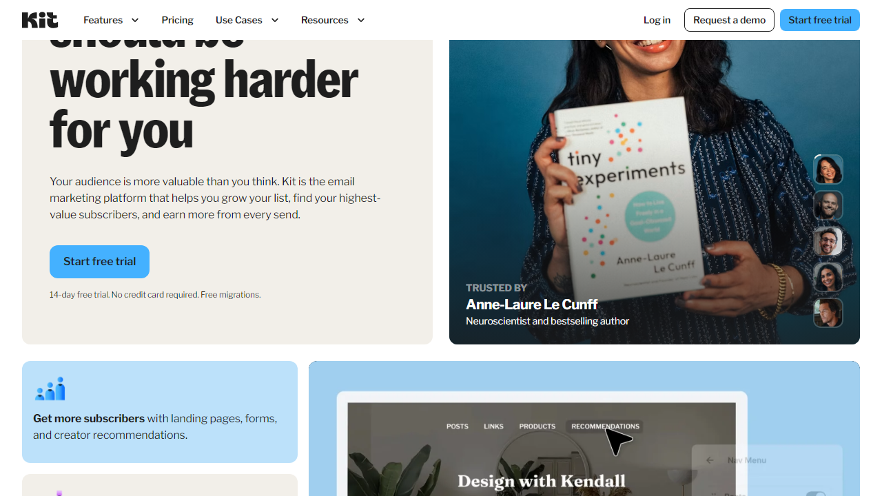 Convertkit interface screenshot