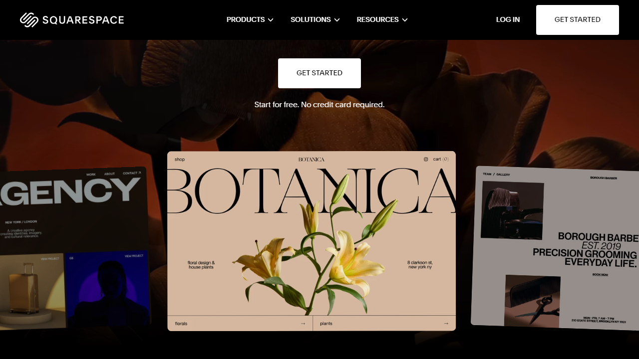 Squarespace interface screenshot