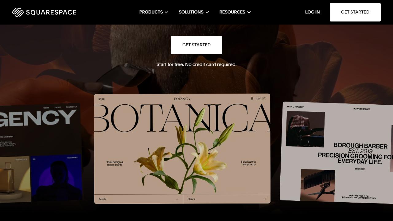 Squarespace interface screenshot