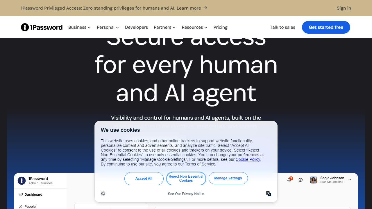 1Password interface screenshot