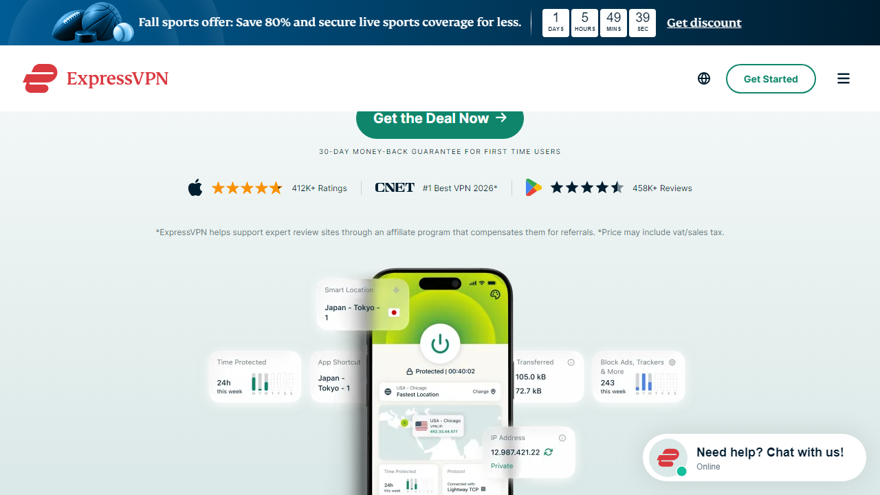 Expressvpn interface screenshot