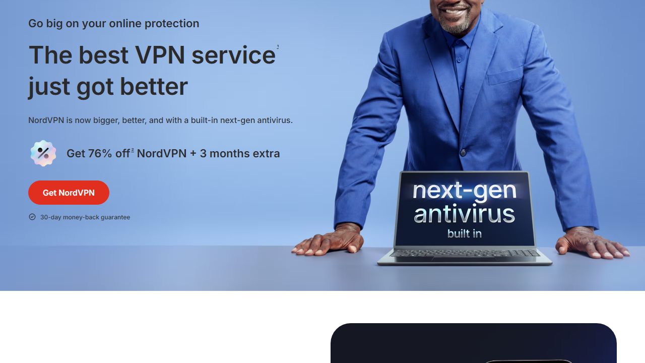 Nordvpn interface screenshot