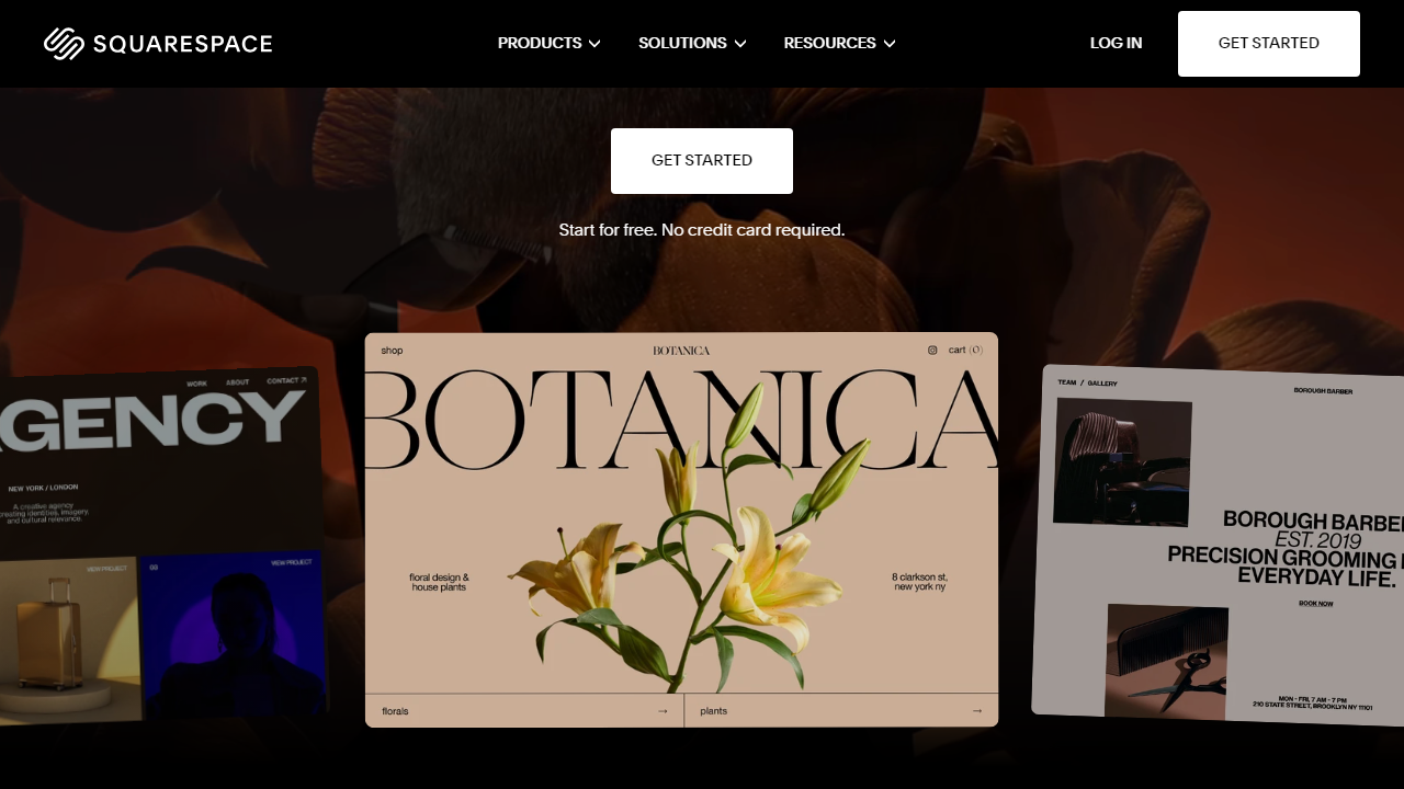 Squarespace interface screenshot
