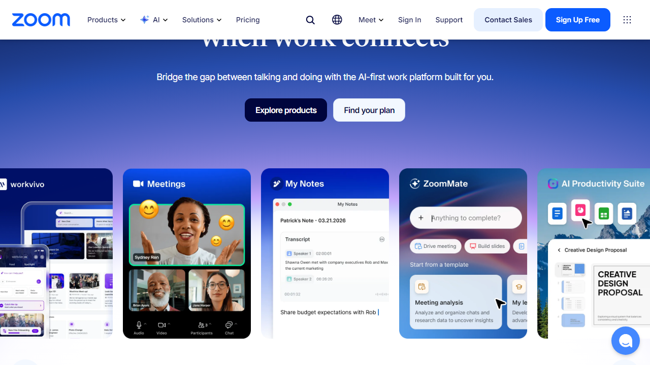 Zoom interface screenshot